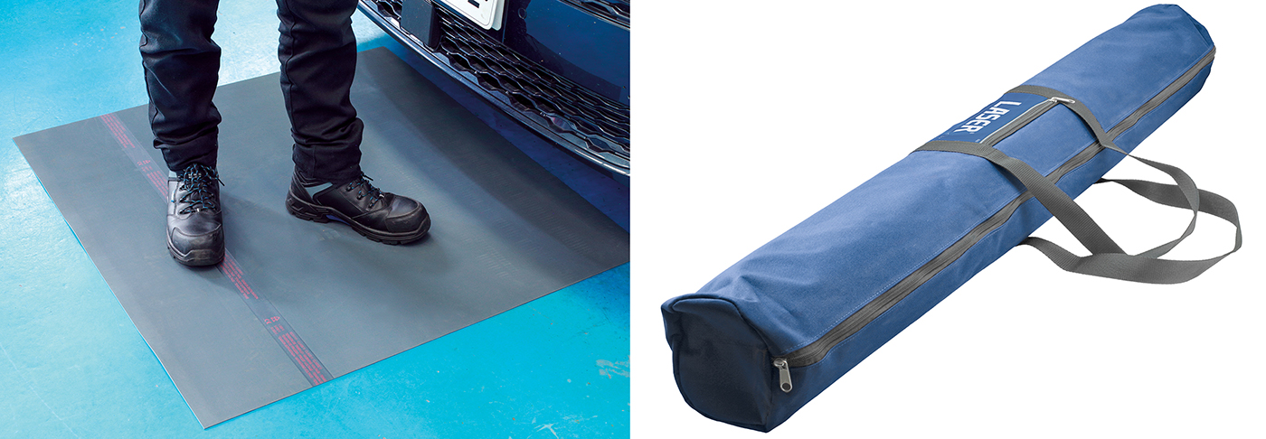 EV technicians — new insulated matting from Laser Tools is rated for working voltages up to 1000V