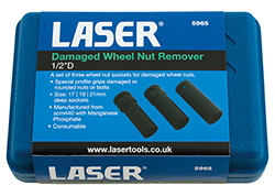 New wheel nut removers make light work of damaged and rounded-off wheel nuts