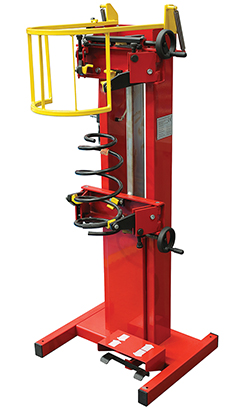 New coil spring compressor offers quick and safe compression of road springs
