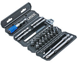 Comprehensive bit set designed for the cordless power tool user