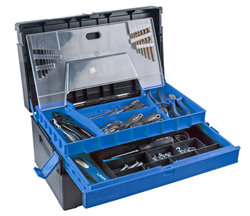 Super-versatile organiser tool boxes 