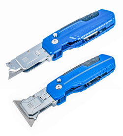 Compact and useful 2-in-1 combined knife and scraper