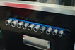 Laser Tools Racing 8086 Magnetic socket rail for 1/4"D sockets with 45 degree quick lock mechanism shown on tool chest.