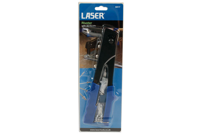 Laser Tools 0217 Standard Riveter with 30 Rivets