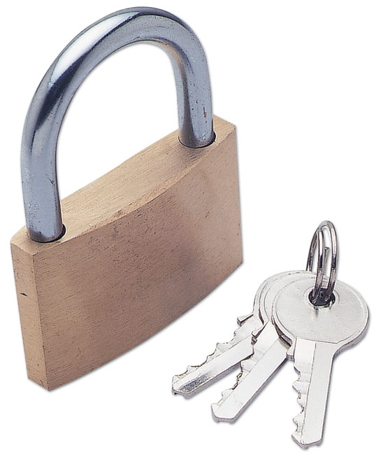 Laser Tools 0498 Brass Padlock 50mm