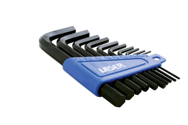 Laser Tools 0951 Imperial Hex Key Set 10pc