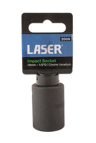 Laser Tools 2009 Impact Socket 1/2"D 18mm