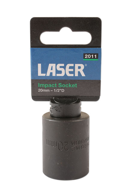 Laser Tools 2011 Impact Socket 1/2"D 20mm
