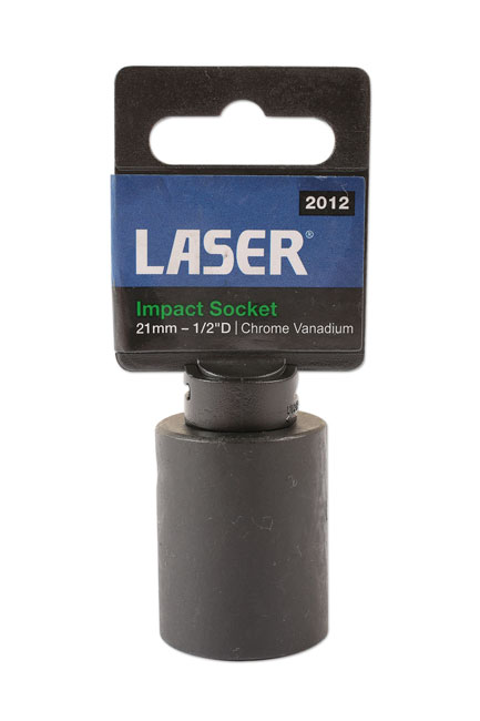 Laser Tools 2012 Impact Socket 1/2"D 21mm