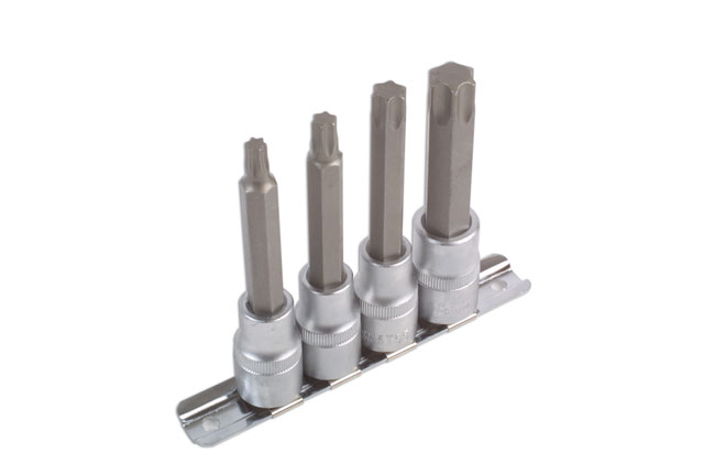 Laser Tools 2379 Long Star Socket Bit Set 1/2"D 4pc