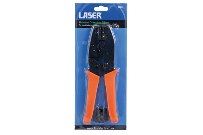 Laser Tools 2380 Ratchet Crimping Pliers