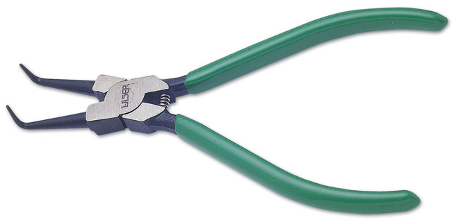 Circlip plier internal bent green