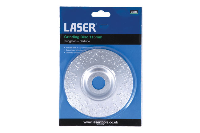 Laser Tools 3385 Tungsten Grinding Disc 115mm