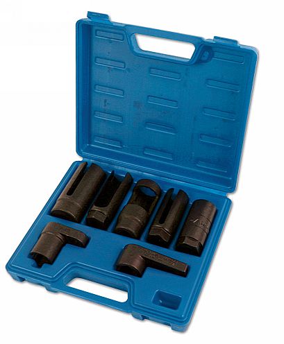 Laser Tools 3750 Lambda Sensor Socket Set 3/8"D, 1/2"D 7pc