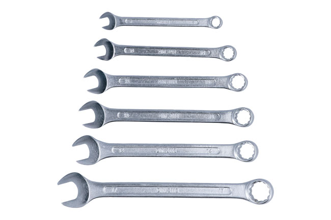 Laser Tools 5007 Combination Spanner Set - 6pc - Metric