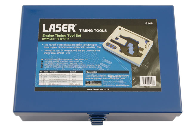 Laser Tools 5148 Engine Timing Tool - for MINI 1.6