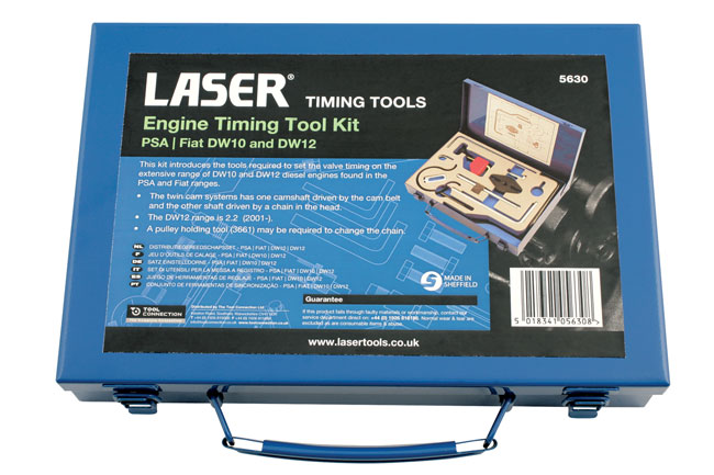 Laser Tools 5630 Engine Timing Tool Kit - for PSA, Fiat