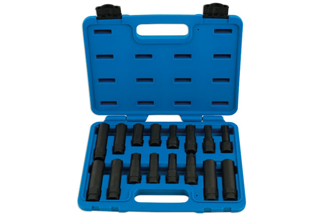 Laser Tools 5982 Locking Wheel Nut Master Key Set 16pc