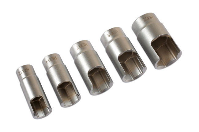 Laser Tools 6089 Elbow Connector Socket Set 3/8"D 5pc