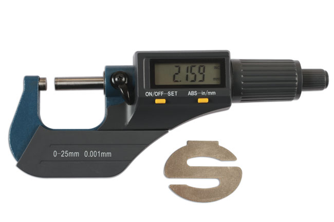 Laser Tools 6221 Digital Micrometer 0 - 25mm