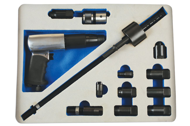 Laser Tools 6263 Diesel Injector Extractor with Air Hammer & Adaptors