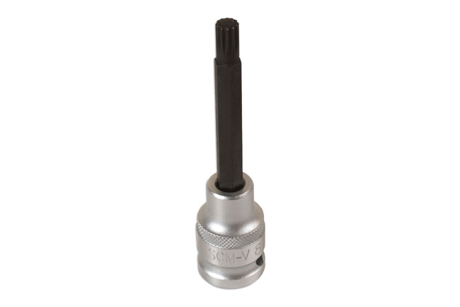 Laser Tools 6327 Split Rim Spline Bit 1/2"D M8 x 100mm