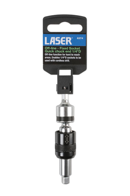 Laser Tools 6374 Off-Line/Fixed Socket 1/4"D