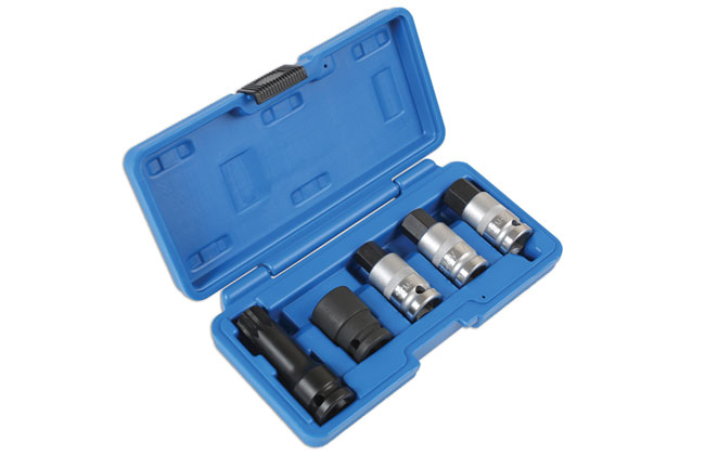 Laser Tools 6411 Hub Nut Tool Kit 1/2"D 5pc