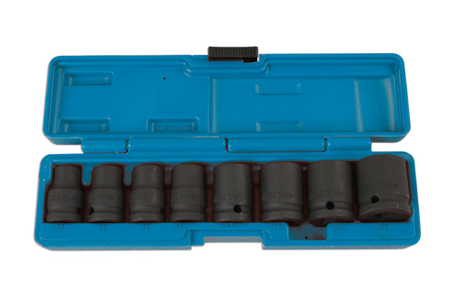 Laser Tools 6490 Impact Socket Set 1/2"D 8pc