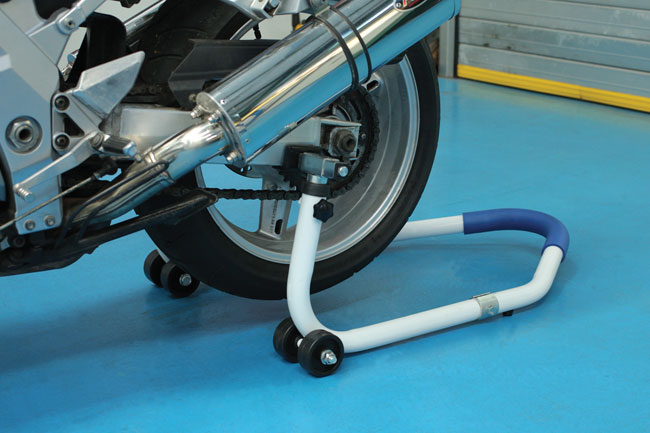 Laser Tools 6495 Motorcycle Stand - Front/Rear