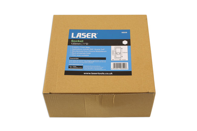 Laser Tools 6509 Socket 1"D 120mm