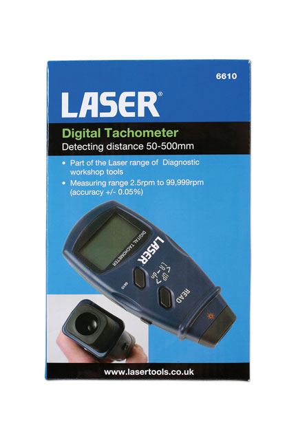 Laser Tools 6610 Digital Tachometer