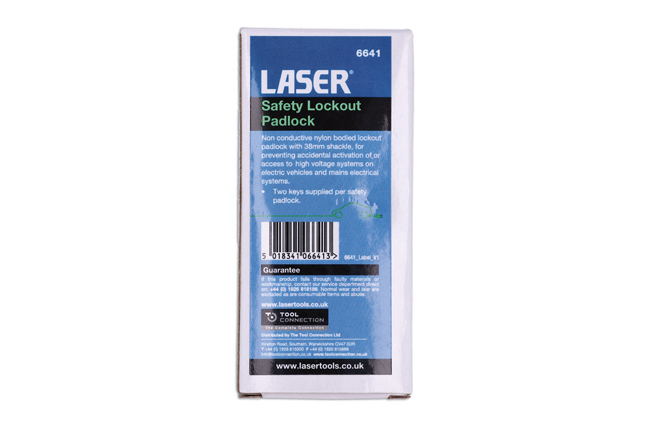 Laser Tools 6641 Safety Lockout Padlock