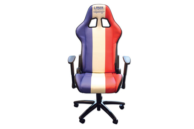 Laser Tools 6656 Laser Tools Racing Chair - Red, White & Blue