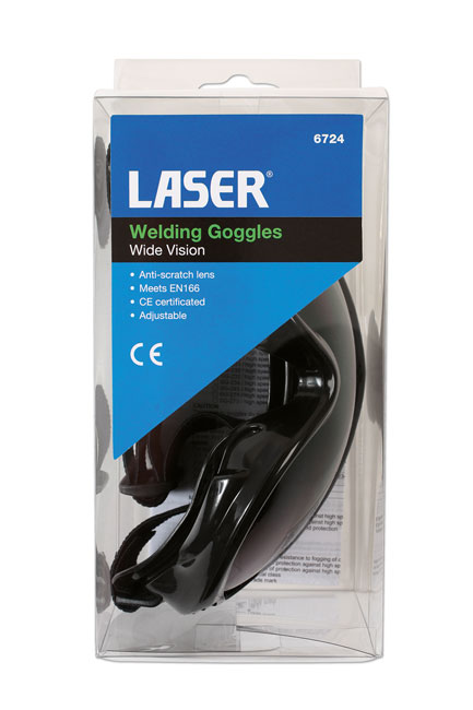 Laser Tools 6724 Gas Welding Goggles - Wide Vision