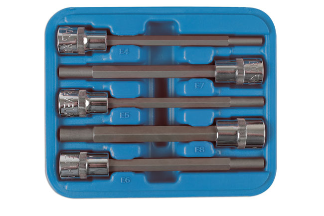 Laser Tools 6782 Long Series Star Socket Set 3/8"D 5pc