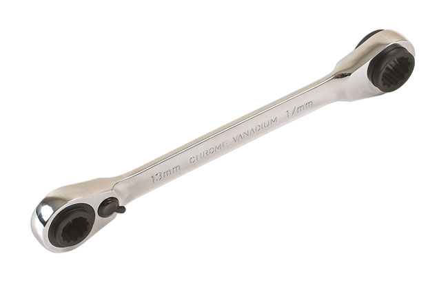 Laser Tools 6801 Reversible Ratchet Spanner 4-in-1