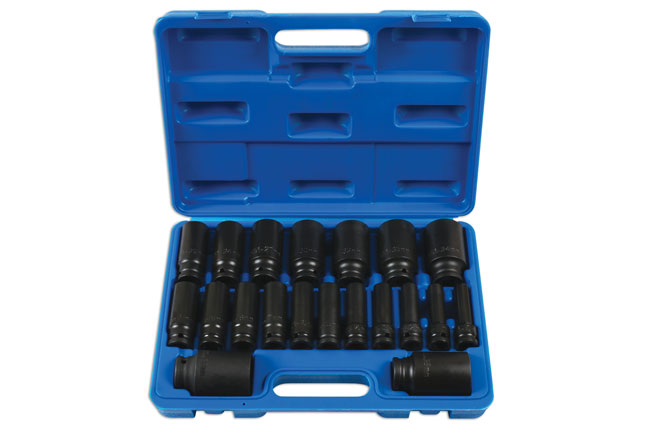 Laser Tools 6830 Deep Impact Socket Set 1/2"D 20pc