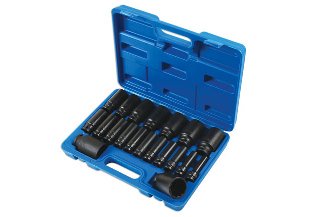 Laser Tools 6830 Deep Impact Socket Set 1/2"D 20pc