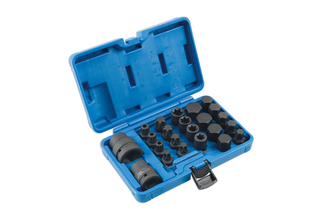 Laser Tools 6891 Impact Bit & Socket Set 3/4"D, 1"D 24pc