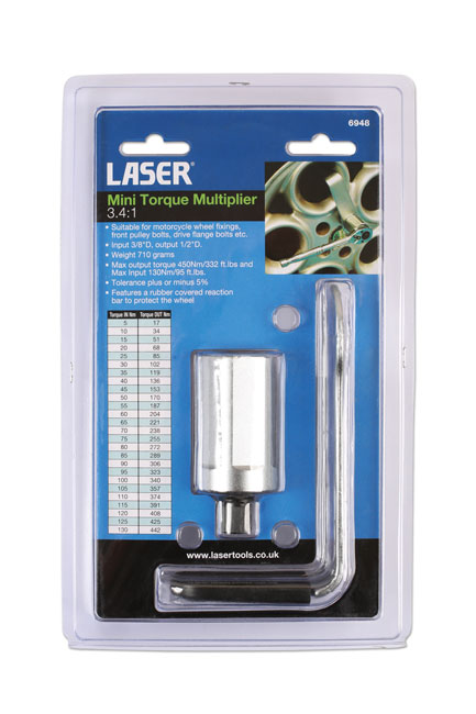 Laser Tools 6948 Mini Torque Multiplier 3.4 to 1