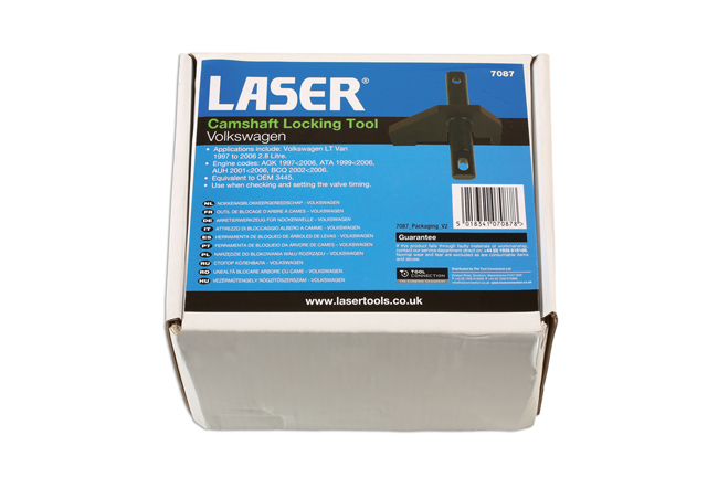 Laser Tools 7087 Camshaft Locking Tool - for VW