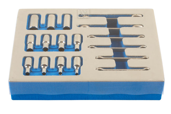 Laser Tools 7132 BA Spanner & Socket Set 1/4"D 17pc
