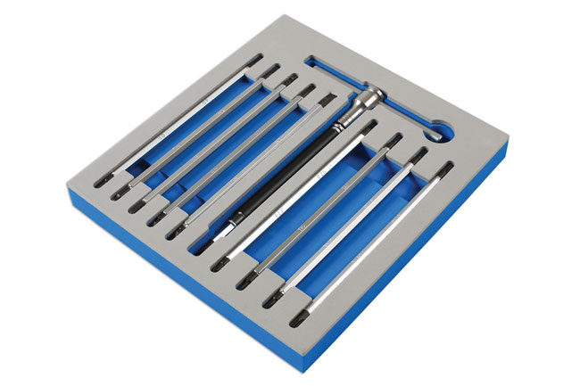 Laser Tools 7284 T-Handle Double End Screwdriver Set 12pc