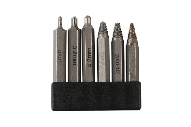 Laser Tools 7292 Screw Extractor Bit Set 6pc