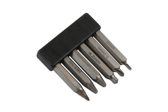 Laser Tools 7292 Screw Extractor Bit Set 6pc