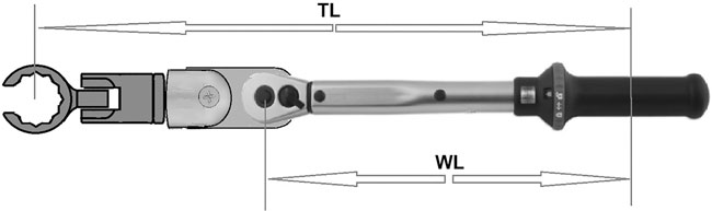 Laser Tools 7355 Crows Foot Adaptor 3/8"D