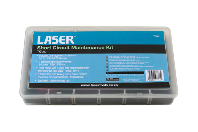 Laser Tools 7386 Short Circuit Diagnostic Kit 16pc