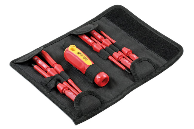 Laser Tools 7434 Insulated Star* Screwdriver Set 9pc