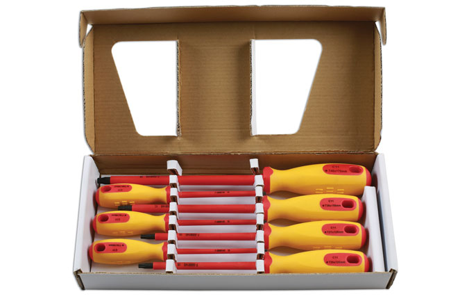 Laser Tools 7448 Insulated Star Screwdriver Set 7pc